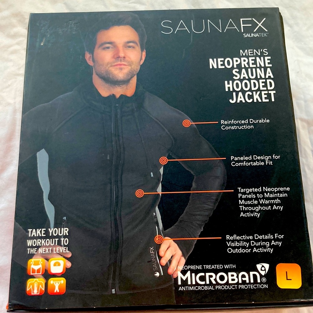 SaunaFx Men’s Crossfit Workout Jacket